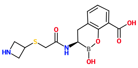 (image for) MC085469 (R)-3-(2-Azetidin-3-ylthio)acetamido)-2-hydroxy-3,4-dihydro-2H-benzo[e][1,2]oxaborinine-8-carboxylic acid